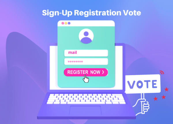 Sign-Up Registration Vote